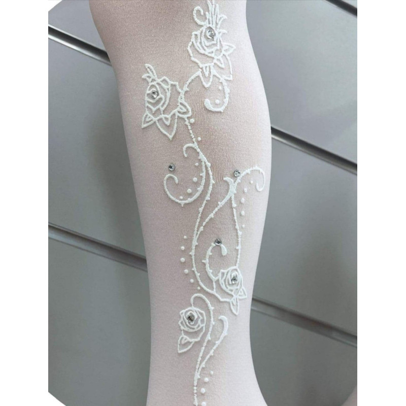 Strømpebukser ALINA Premium RÓŻE