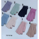 Gloves With SERDUSZKIEM With DOTYKIEM DO SMARTFONA ALPAKA 10-16 LAT