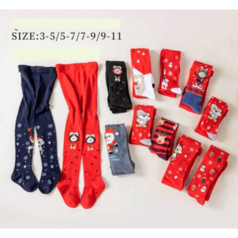 Pančuchy ŚWIĄTECZNE Bavlna