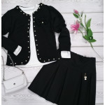 BOLERKO/ŻAKIET S PEREŁKAMI