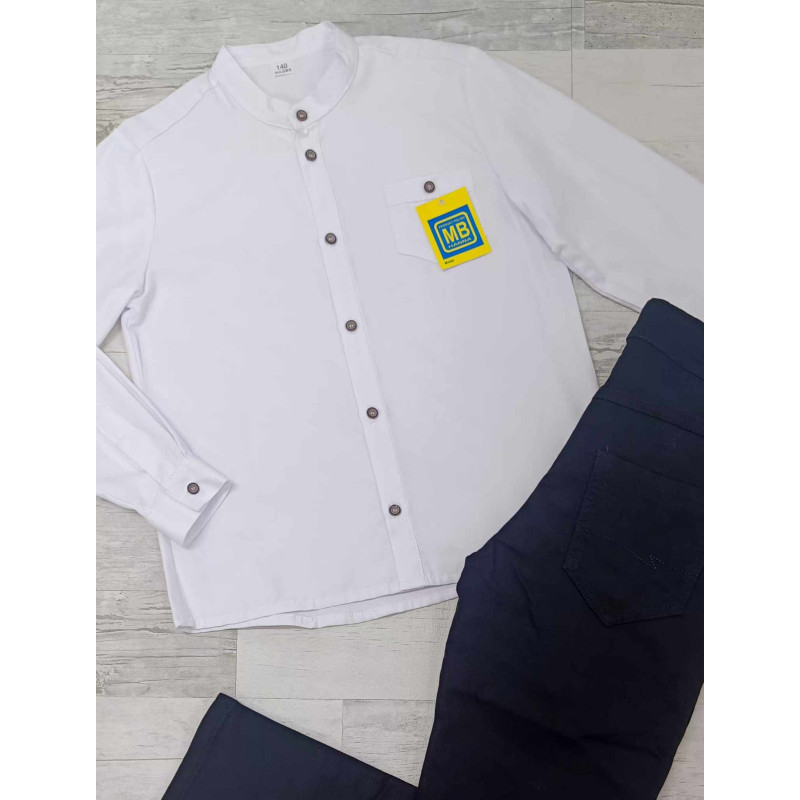 Hemd ZE STÓJKĄ Mit DŁUGIM RĘKAWEM MB HANNA PL