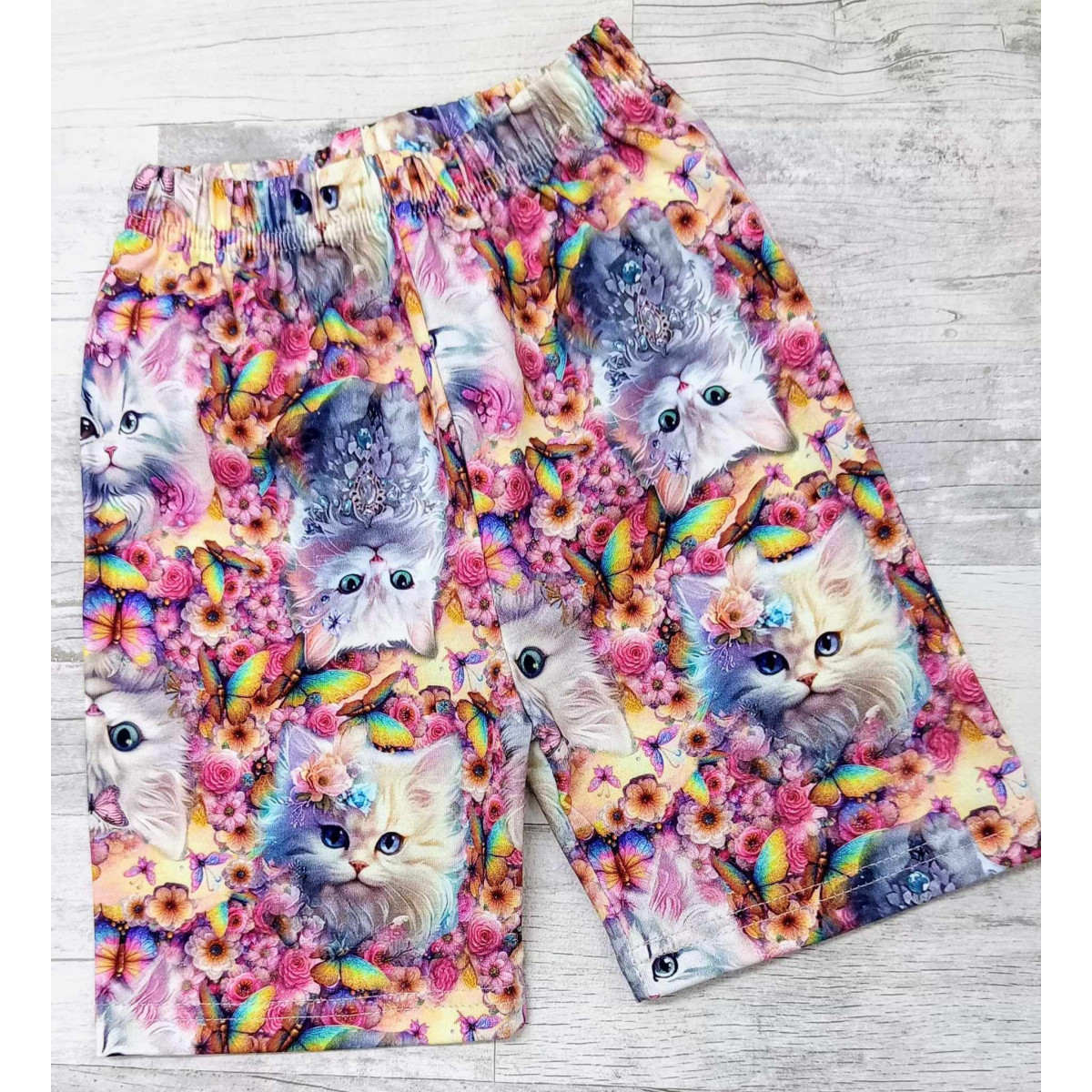 Cycling shorts Cotton KOTKI W KWIATACH PL