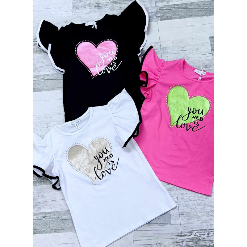 Geribde top Met SERDUSZKIEM I Ruffles Katoen