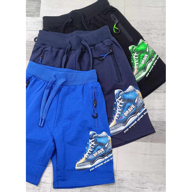 Šortky CHŁOPIĘCE Bavlna S TRAMPKIEM