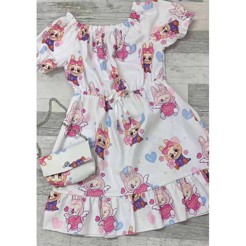 Kleid Mit TOREBKĄ LABUBU