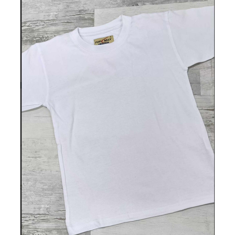T-shirt White 100% Cotton WF