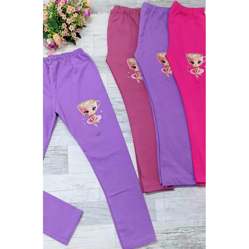 Legíny LEKKO Zateplené BALLERINA CAPPUCCINA PL