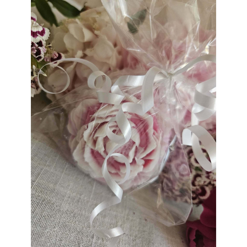 PODZIĘKOWANIA KOMUNIJNE - ŚWIECZKA SOJOWA PIWONIA