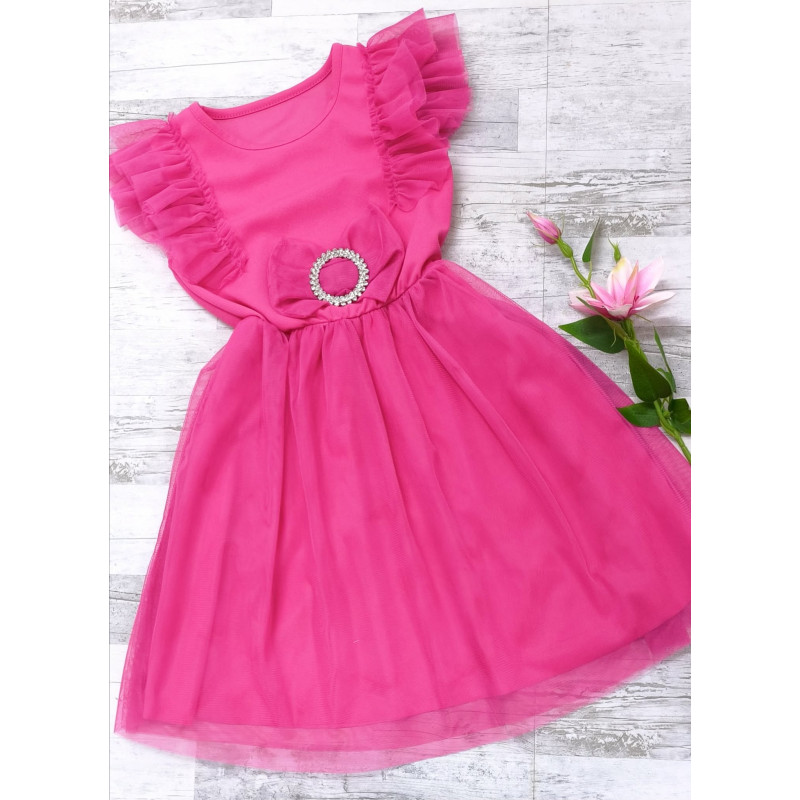 Сукня З Фатином I Бантом ELASTYCZNA