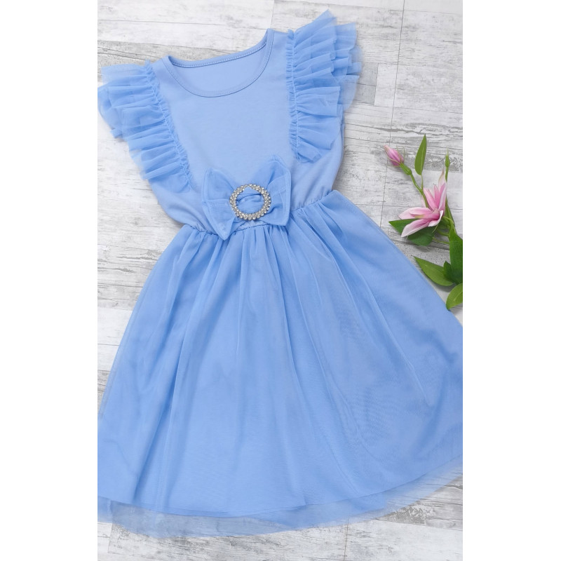 Сукня З Фатином I Бантом ELASTYCZNA