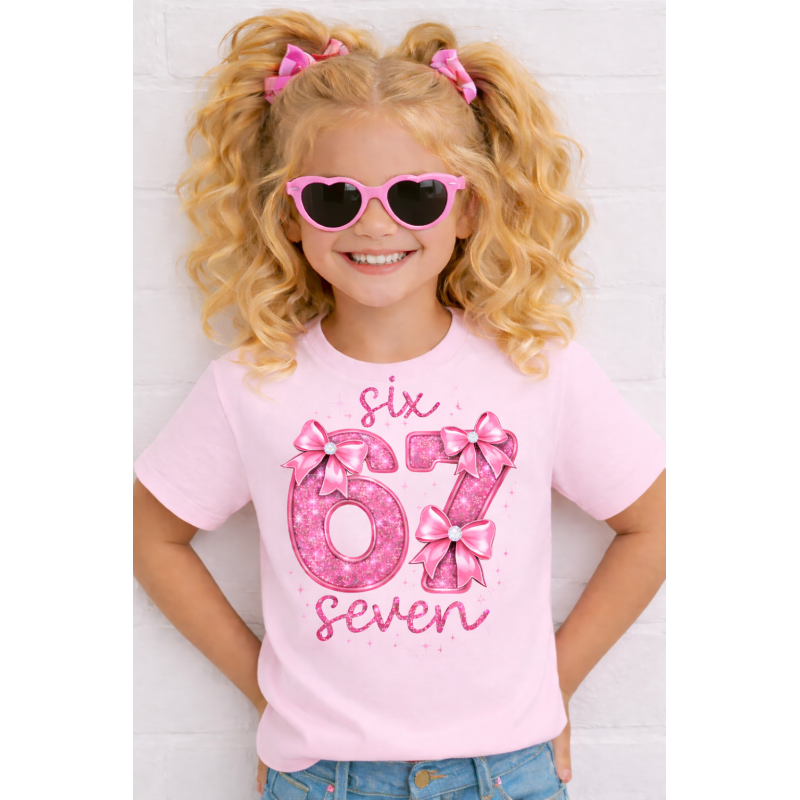 T-shirt SIX SEVEN GLAMOUR 100% Cotton PL/KOLORY