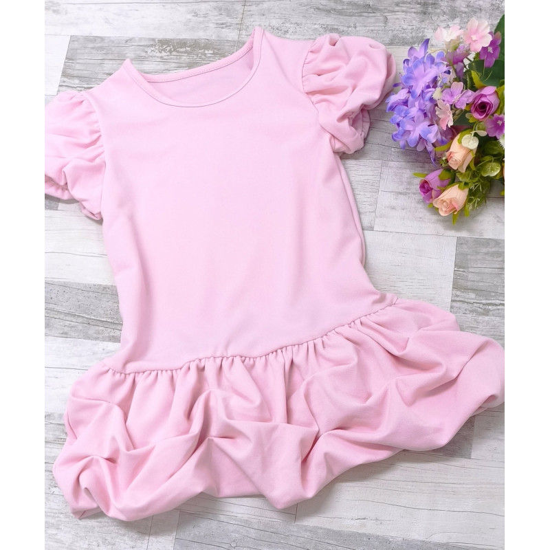 Buborékos ruha puffos ujjakkal