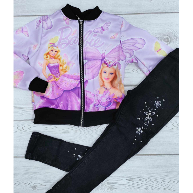 Kalhoty Jeans S KWIATOWĄ APLIKACJĄ