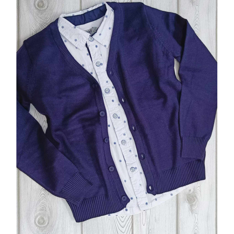 Sveter CHŁOPIĘCY ELEGANCKI ROZPINANY